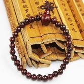 Tibetan Redsandlewood Wrist Malas Buddhist Prayer Beads Bracelet