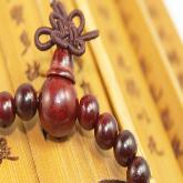 Tibetan Redsandlewood Wrist Malas Buddhist Prayer Beads Bracelet