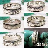 Tibetan Ring Handmade Tibetan Spinning Rings