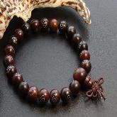 Tibetan Rosesandalwood Mala Bracelet