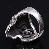 Tibetan Skull Ring Tibetan Stirling Silver Ring