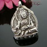 Tibetan Sterling Buddha Amulet Pendant - Padmasambhava