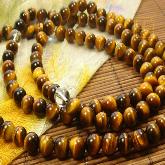 Tiger Eye Tibetan Malas Handmade Buddhist Prayer Beads