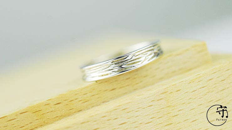Original Natural Bark Texture Ring Handmade Sterling Silver Original Natural Bark Texture Ring Handmade Sterling Silver