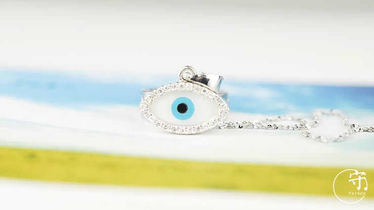 Special Turkey Blue Devils Eyes Pendant With Diamonds No Chain Special Turkey Blue Devils Eyes Pendant With Diamonds No Chain