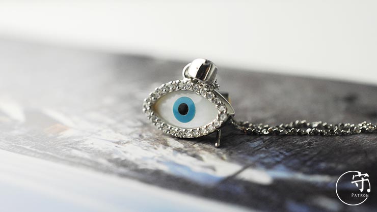 Special Turkey Blue Devils Eyes Pendant With Diamonds No Chain Special Turkey Blue Devils Eyes Pendant With Diamonds No Chain