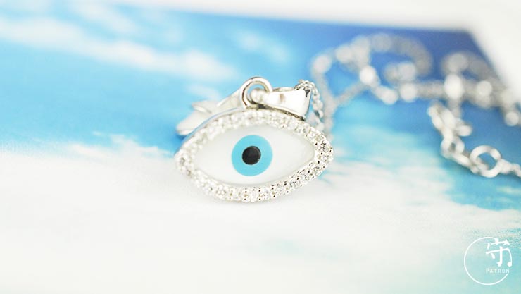 Special Turkey Blue Devils Eyes Pendant With Diamonds No Chain Special Turkey Blue Devils Eyes Pendant With Diamonds No Chain