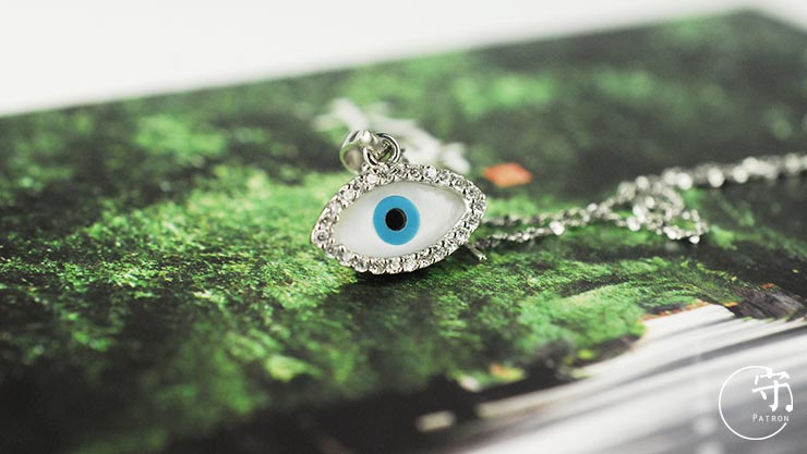 Special Turkey Blue Devils Eyes Pendant With Diamonds No Chain Special Turkey Blue Devils Eyes Pendant With Diamonds No Chain