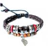 Retro Style Men And Women Leather Bracelet
