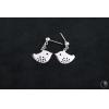 Handmade 925 Sterling Silver Pair of Lovebirds Women Earrings