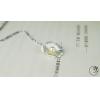 Beautiful Handmade Wiredrawing Pearl Flower Pendant Women Sterling Silver Jewelry No Chain