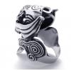 Men Titanium Steel Punk Skull Ring