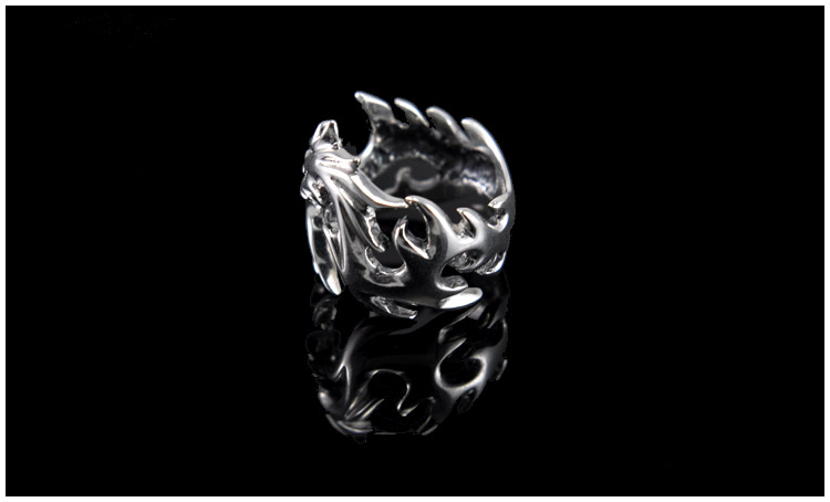 Men 925 Silver Dragon Ring Men 925 Silver Dragon Ring