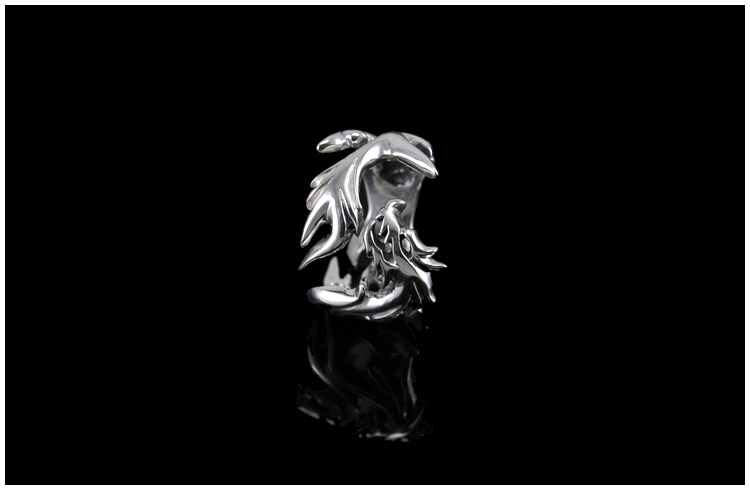 Men 925 Silver Dragon Ring Men 925 Silver Dragon Ring