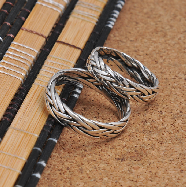 Men And Women 925 Silver Couple Rings Men And Women 925 Silver Couple Rings
