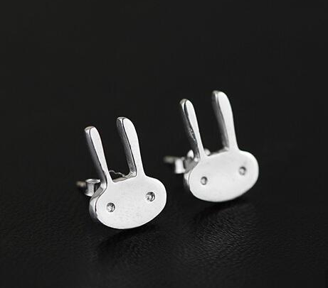Handmade Bunnies Silver Earrings Handmade Bunnies Silver Earrings