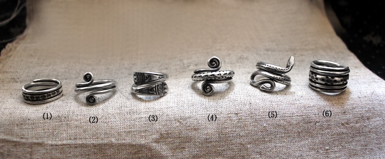 New Nepal Handmade Sterling Silver Rings Series A New Nepal Handmade Sterling Silver Rings Series A