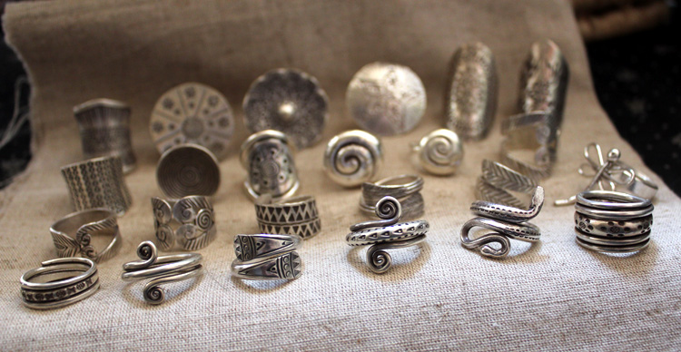 New Nepal Handmade Sterling Silver Rings Series A New Nepal Handmade Sterling Silver Rings Series A