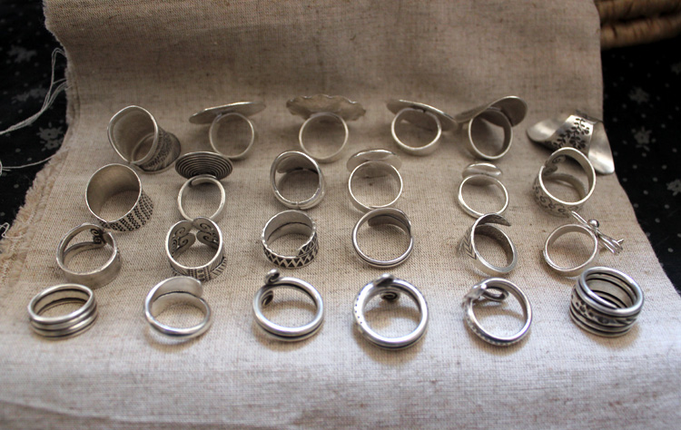 New Nepal Handmade Sterling Silver Rings Series A New Nepal Handmade Sterling Silver Rings Series A
