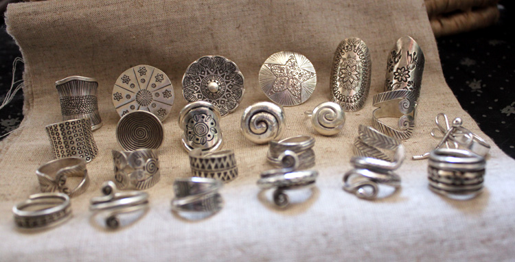 New Nepal Handmade Sterling Silver Rings Series A New Nepal Handmade Sterling Silver Rings Series A