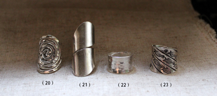New Nepal Handmade Sterling Silver Rings Series B New Nepal Handmade Sterling Silver Rings Series B