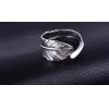 925 Silver Feather Ring