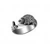 Retro 925 Silver Fish Ring