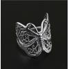 Women 925 Sterling Silver Butterfly Hollow Ring