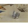 Women 925 Sterling Silver Butterfly Hollow Ring