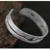 Handmade Pierced Branch Silver Bracelet