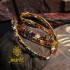 925 Sterling Silver Gilding Coloured Enamels Gemstone Bracelet