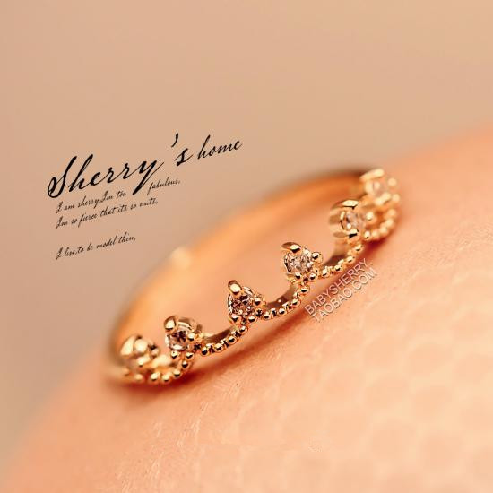 Gold Plated Alloy Crown Ring Gold Plated Alloy Crown Ring