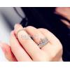 Retro Style Gothic Queen Silver Plating Alloy Ring