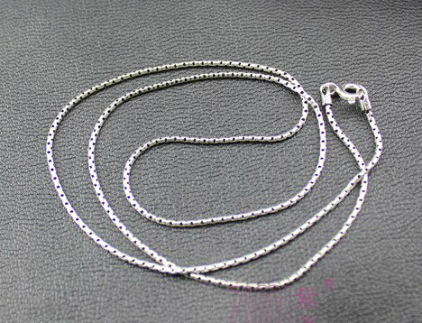 Men And Women 1.2mm Thickness 925 Sterling Silver Chain Necklace Men And Women 1.2mm Thickness 925 Sterling Silver Chain Necklace