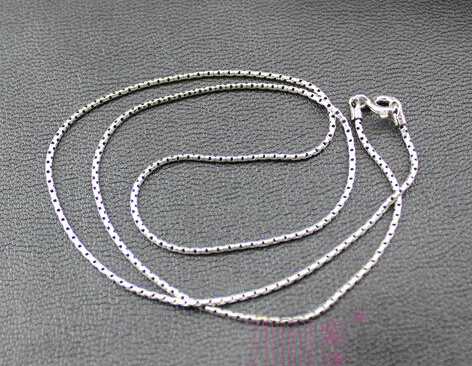 Men And Women 1.2mm Thickness 925 Sterling Silver Chain Necklace Men And Women 1.2mm Thickness 925 Sterling Silver Chain Necklace