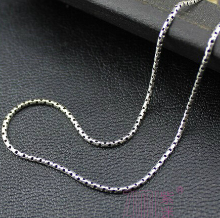 Men And Women 1.2mm Thickness 925 Sterling Silver Chain Necklace Men And Women 1.2mm Thickness 925 Sterling Silver Chain Necklace