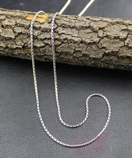 Men And Women 1.2mm Thickness 925 Sterling Silver Chain Necklace Men And Women 1.2mm Thickness 925 Sterling Silver Chain Necklace