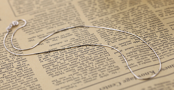 925 Sterling Silver Snake Chain Necklace 925 Sterling Silver Snake Chain Necklace