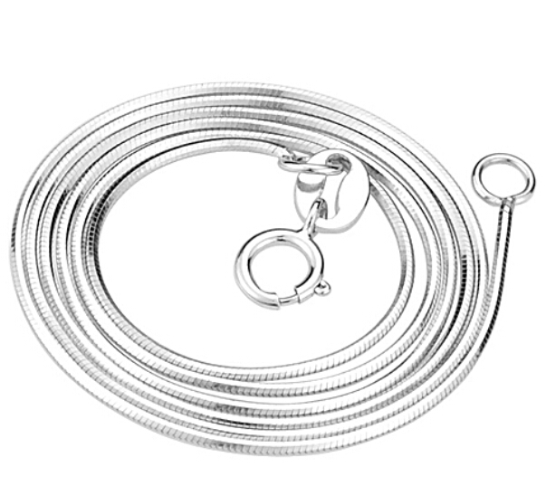 925 Sterling Silver Snake Chain Necklace 925 Sterling Silver Snake Chain Necklace