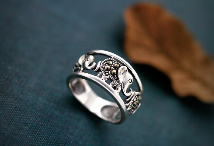925 Sterling Silver Elephant Ring 925 Sterling Silver Elephant Ring