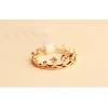 Vintage Gold Plated Alloy Crown Ring