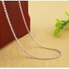 2MM Thickness 925 Sterling Silver Circled Necklace Chain