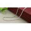 3MM Thickness 925 Sterling Silver Circled Necklace Chain For Sale