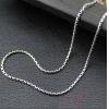 Men And Women 1.2mm Thickness 925 Sterling Silver Chain Necklace