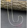 Men And Women 1.2mm Thickness 925 Sterling Silver Chain Necklace