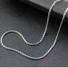 Men And Women 1.2mm Thickness 925 Sterling Silver Chain Necklace