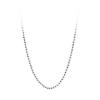 925 Sterling Silver Bead Chains Necklace