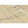 925 Sterling Silver Bead Chains Necklace