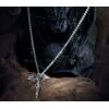 Retro Dragon Sword Necklace Pendant With Chain