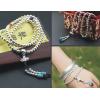 925 Sterling Silver 108 Beads Bracelet